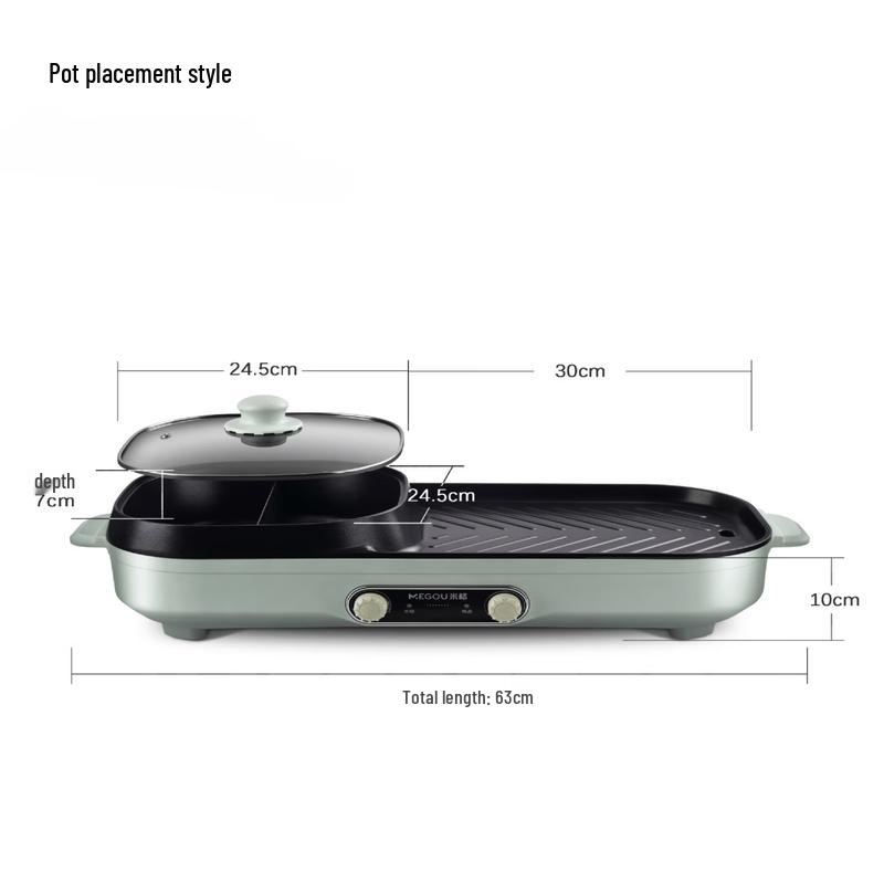 WuTuo Large Electric BBQ Griddle