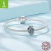 Orologio a Cucù Vintage Fai da Te Perline Personalizzate Stile Letterario Argento Sterling S925 Perline Orologio Accessori
