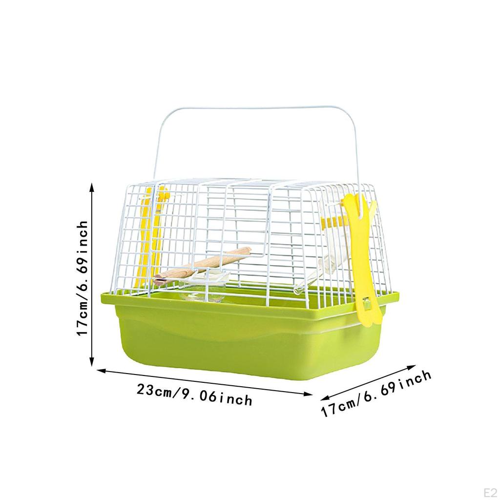 Vogelkäfig Papagei Vogelkäfig Pet Supplies Bequem tragbar mit Tragegriff Haus für