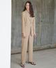 Ssikeoseun Wool Blend Straight Pants_Beige