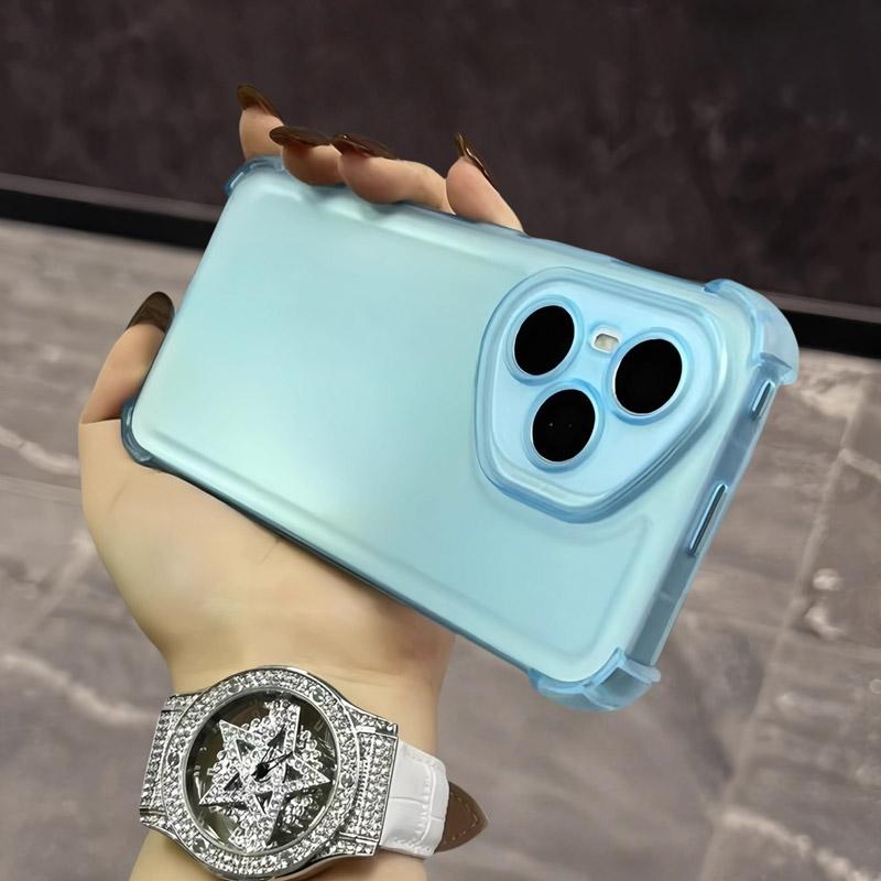 Candy Color Shockproof Transparent Matte Silicone Case For Huawei Honor 400 300 200 100 90 80 70 60 50 Pro Lite Gobal Soft Cover