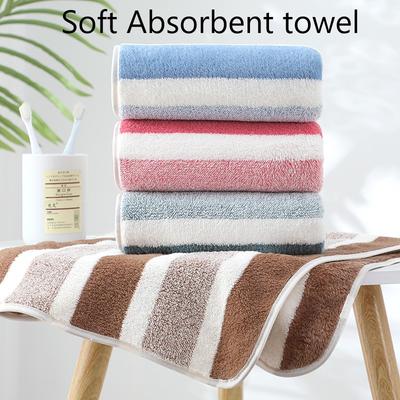 Mäkká osuška Absorpčná Pruhovaný vzor Sada osušiek Mäkká utierka na ruky Uterák do kúpeľne Rýchloschnúce Absorpčné osušky Do kúpeľne