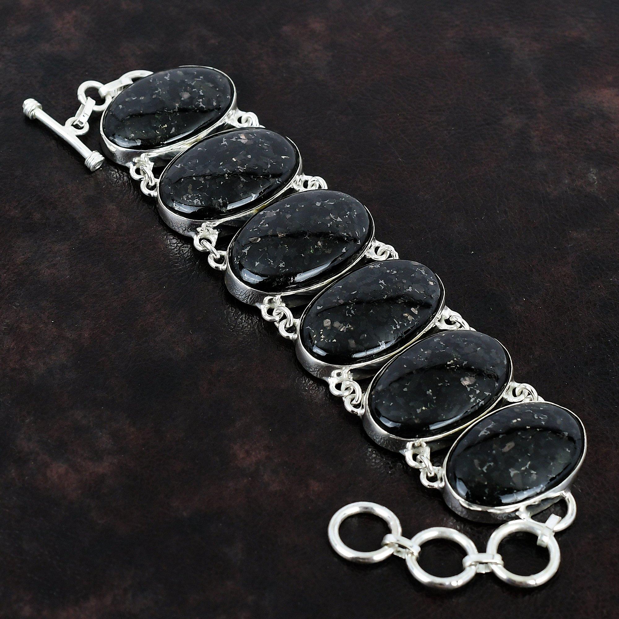 

Браслет из нууммита Браслет ручной работы из драгоценных камней Браслет из стерлингового серебра 925 пробы Регулируемый браслет-цепочка Подарок на помолвку Дизайнерские серебряные украшения Adjustable