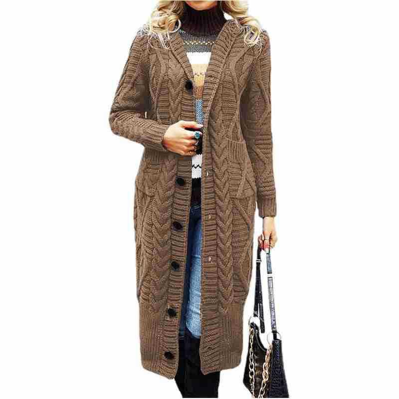 Womens Oversized Long Wool Blend Coat