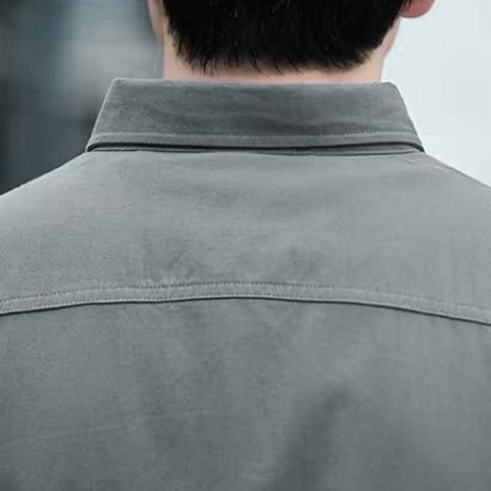 Korean Style Men Cargo Shirt Men's Jackets Streetwear Outdoor Casual Jacket Shirt Vintage Spring Autumn Shirt Coat Men Tops
