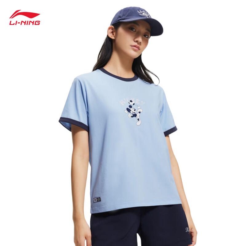 Li-Ning Women's Disney Mickey Loose-Fit Sports T-Shirt