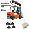 LED Truck Reversing Sensor System Parking Sensor Kit With 4 Sensors Air Line Reverse Radar Sound Alert Indicator System