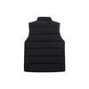 Anta Solid Color Zipper Stand Collar Waterproof Down Insulated Sports Vest Men Vest Black 152247954-2