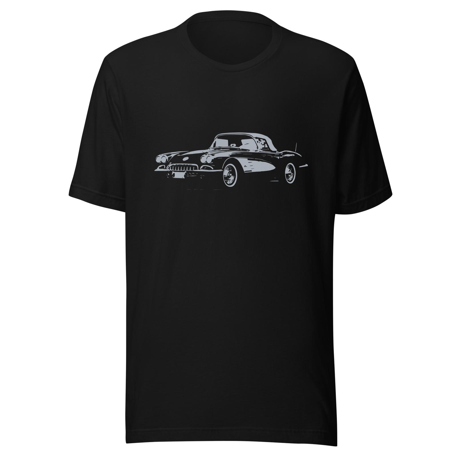1959 Chevy vette Convertible Antique Classic Car t-shirt XXXL