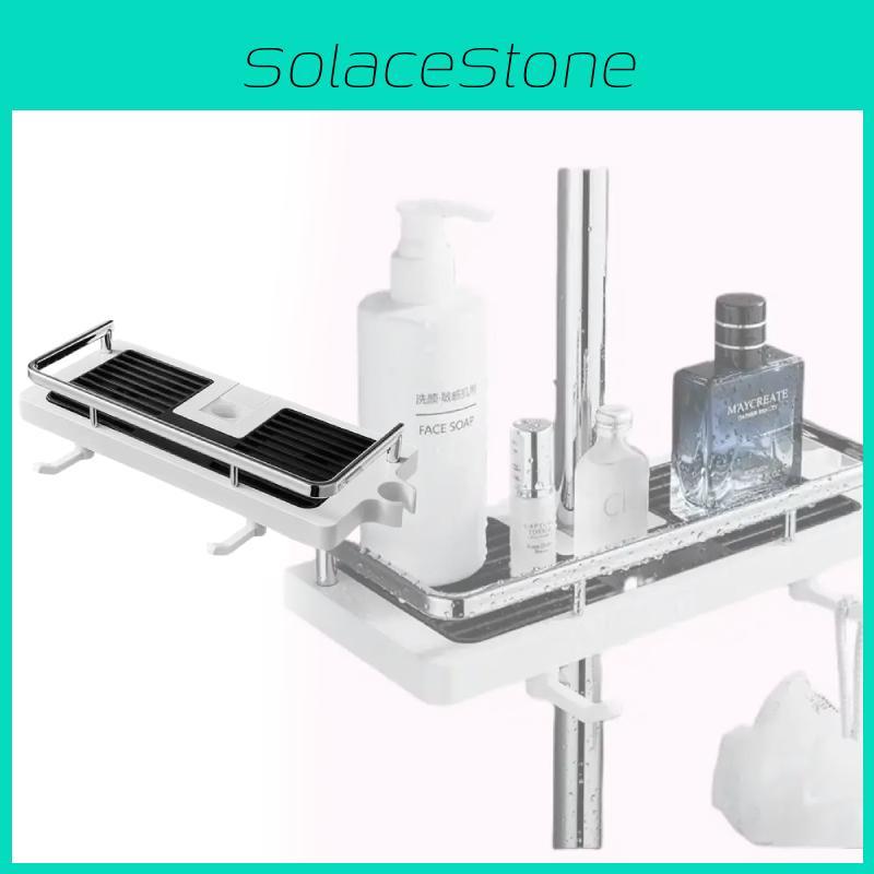 Included Bathroom Shower Shelf With For Easy Storage In Home Bathrooms