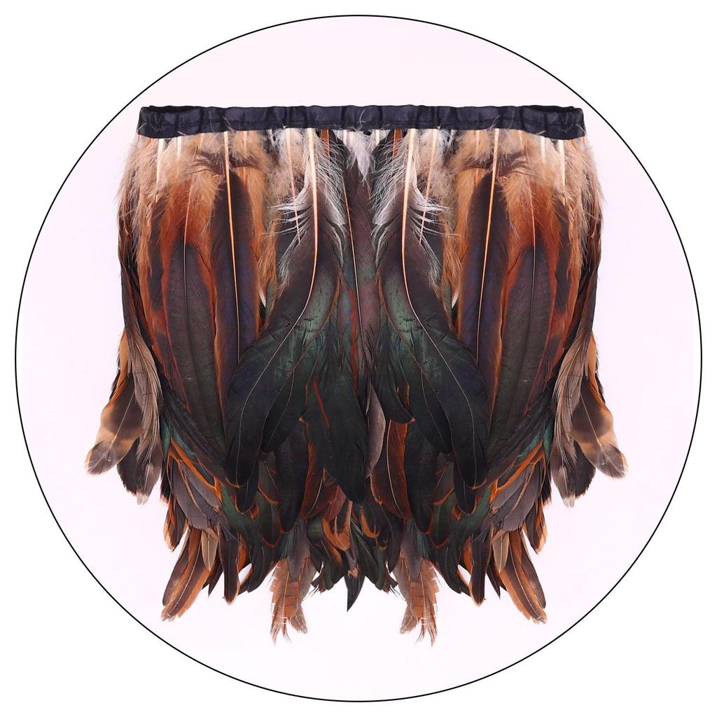 Gothic Feather Shawl for Halloween Masquerade Party