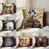 Games D-Don't Starve Pillow Case Anti-dustmite Pillowcase Invisible Zipper Silky Short Plush Sofa Cushion Cover