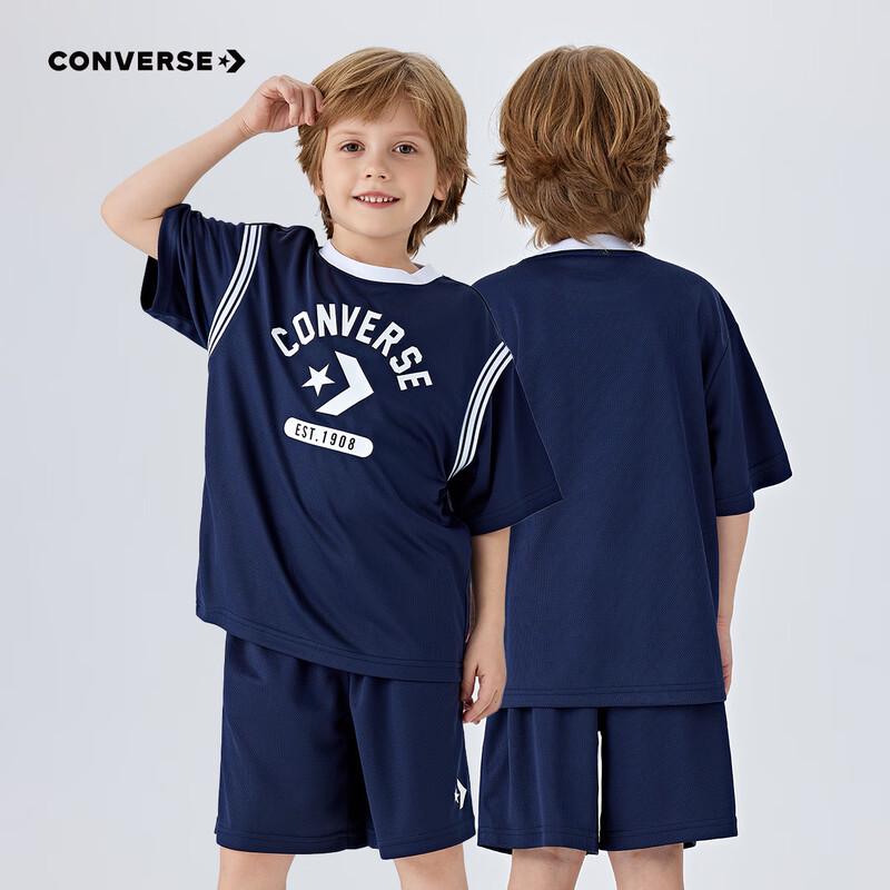 Converse Kids  Summer Star Logo Short Sleeve T-Shirt & Shorts Set 7