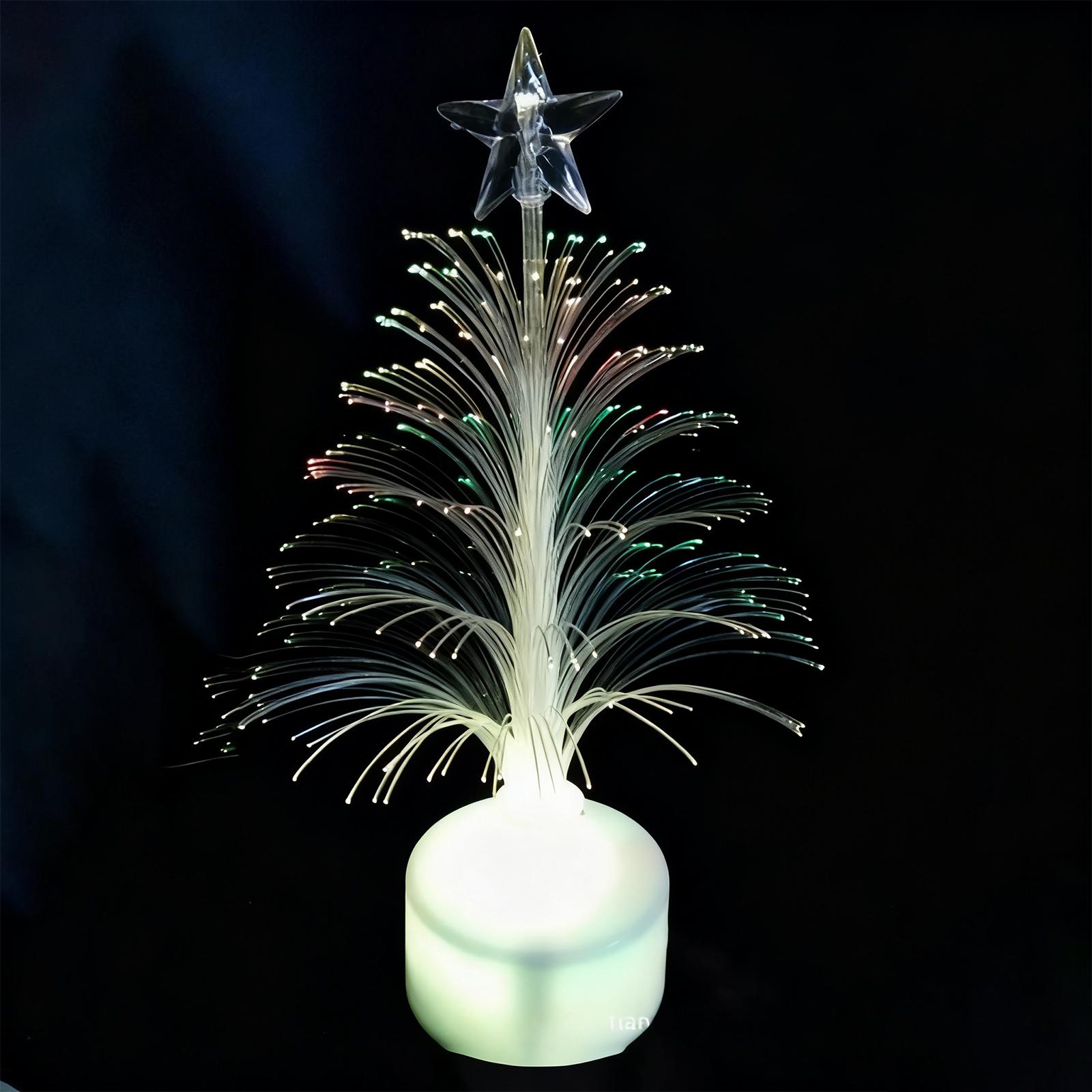 LED Christmas Tree Lights Glowing Christmas Tree Interior Decoration Seven Color USB Interface Christmas Tree Tree One Size белый