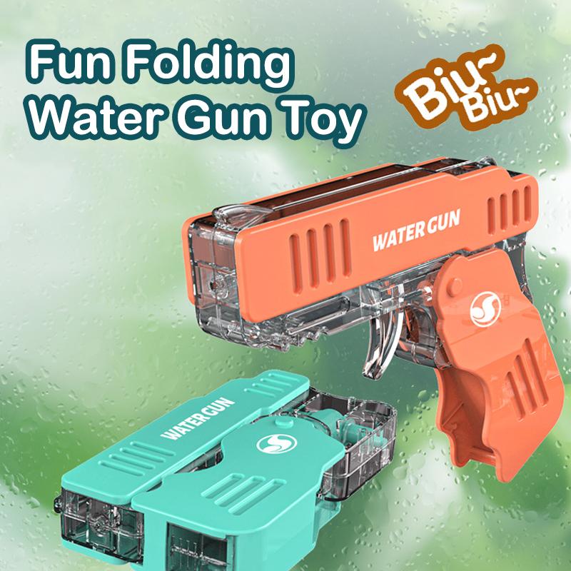 Summer Water Gun Water Beach Toy Creative Folding Water Gun Children Water Gun Toy Outdoor Mini Water Spray Gun Toys Gifts