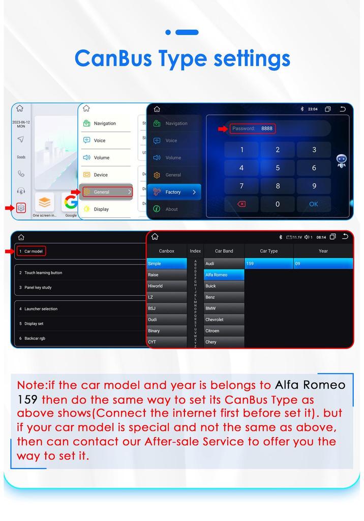 Alfa Alfa 7" HD Car Audio & Video GPS Android Navigation System