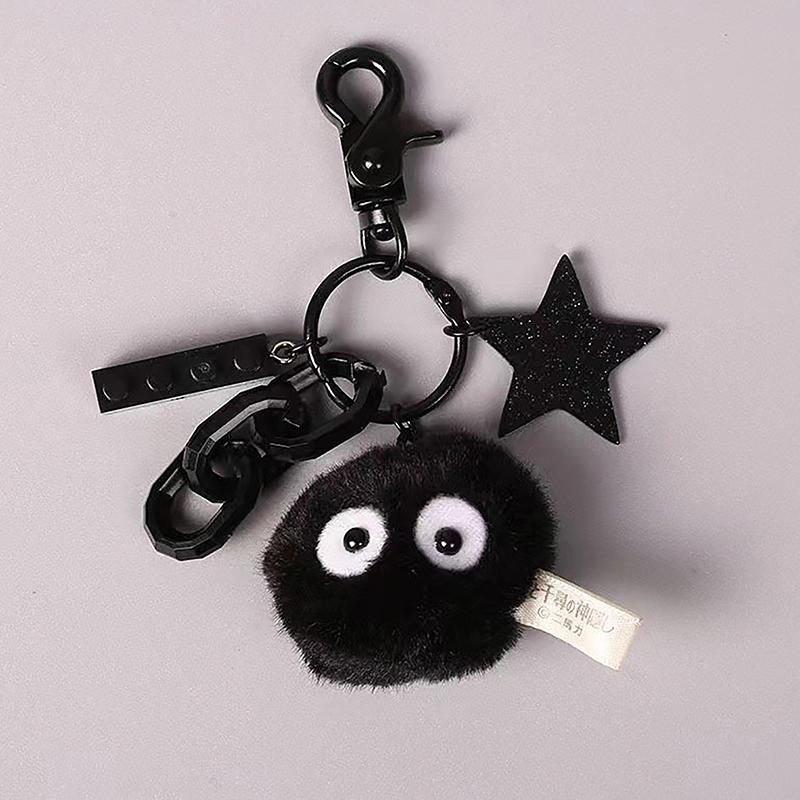 Cartoon Miyazaki Hayao Chihiros Briketts Auto Schlüsselanhänger Anhänger Tasche Anhänger