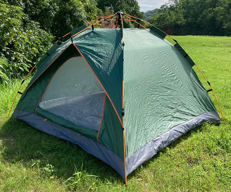 Portable Pop-Up Camping Tent with Sun & Mosquito Protection