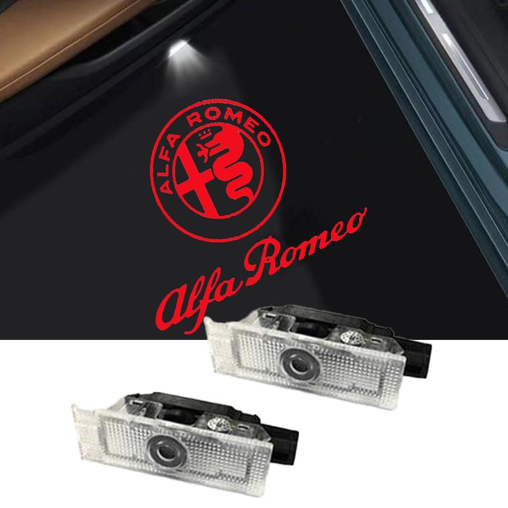 Aohong 2 ks Osvětlení dveří, uvítací světlo, zdvořilostní světlo, laserové logo světlo LED