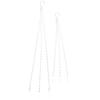 1Pc 40/50Cm Imitation Rattan Hanging Basket Flower Pot Chain With 3 Hooks Chains Plants Plant Grow Basin Home Garden Decor