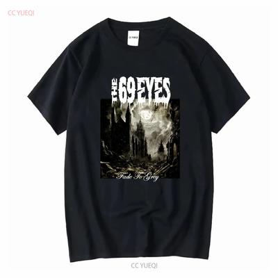 The 69 Eyes Band Fade To Grey Tour T Shirt Cotton Adult Vintage Washed Stretched Casual Unisex Fashion Homme Stylish
