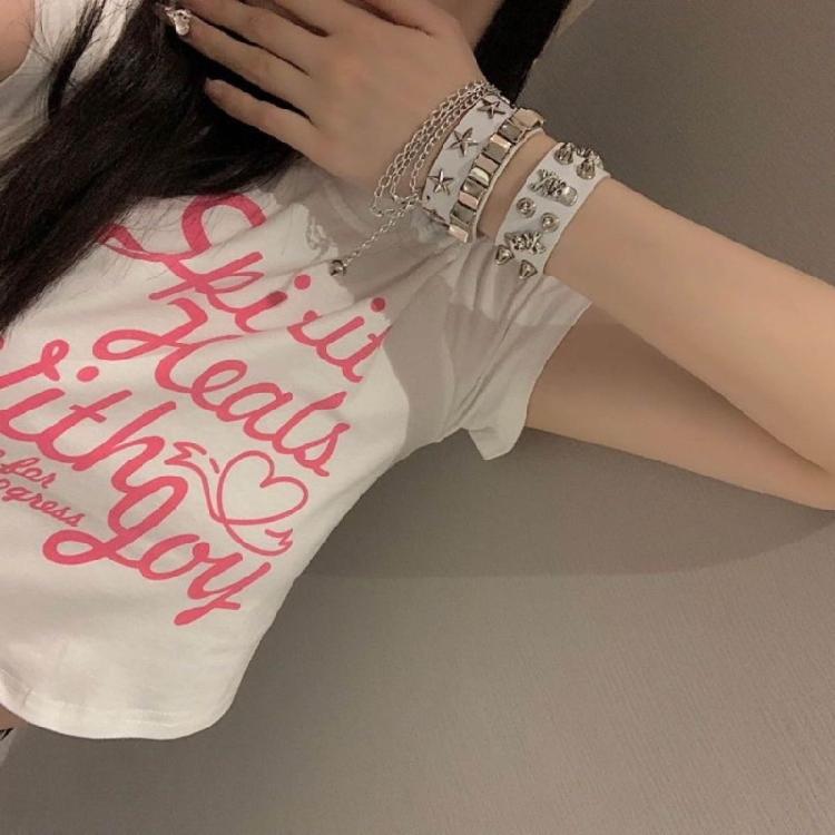 2Piece Skulls Star Multilayered Wristband Hip Hop Streetwear Fans Y2K Bracelet