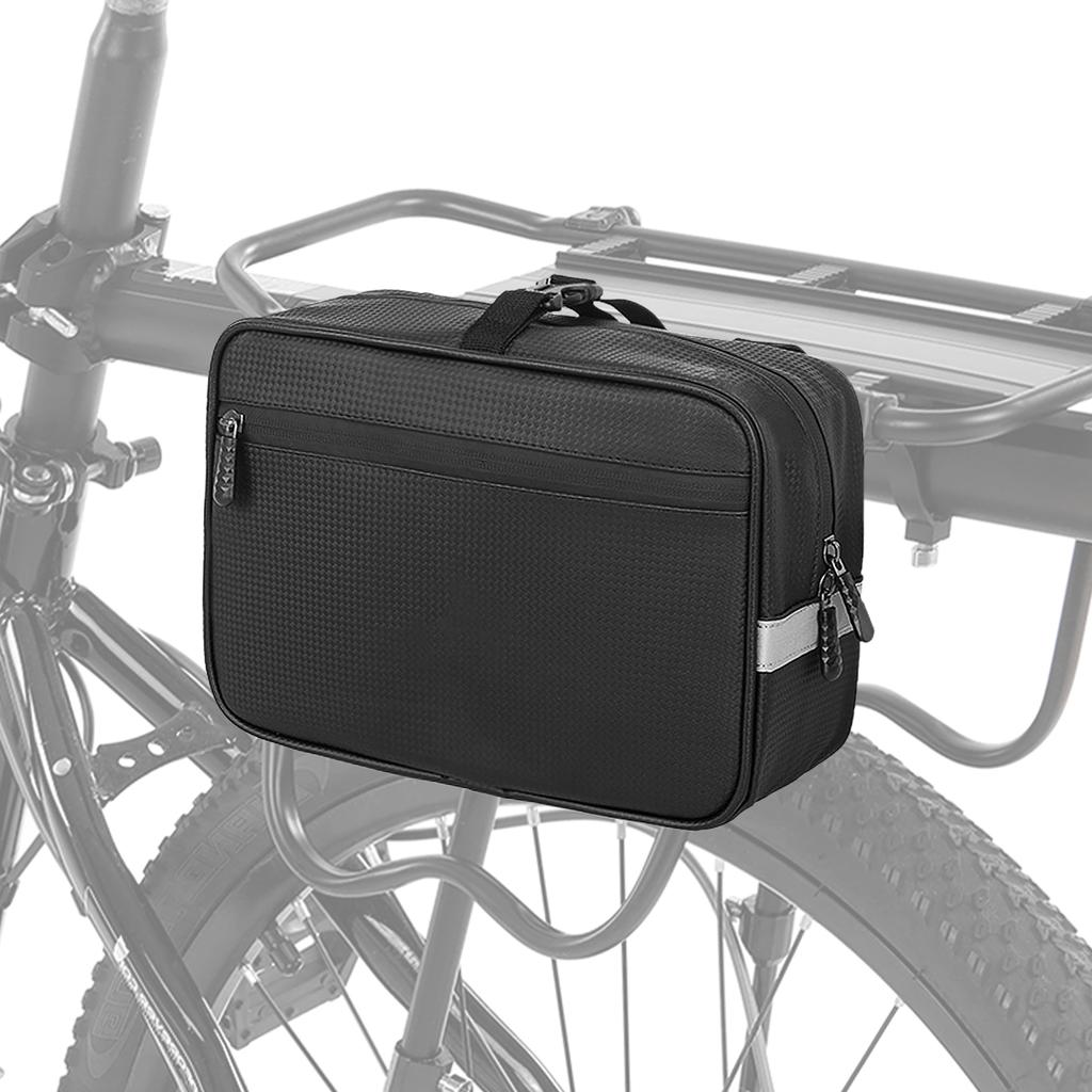Borsa da Portapacchi Posteriore per Bicicletta 4,5L Resistente all'Acqua Borsa da Manubrio per Bicicletta per Motocicletta