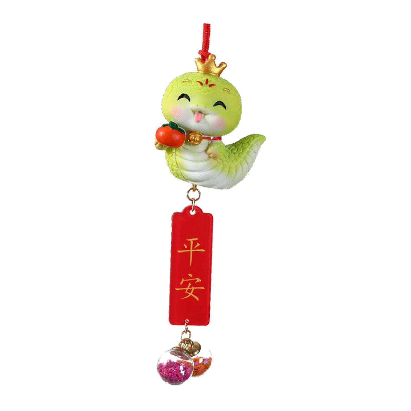 

2025 Snake Year Hanging Pendant Blessing Ornament Festival Decorative Car Decor for Wall Home Window Celebration