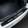 Carbon Fiber Car Door Sill Anti Kick Sticker Rear Bumper Trunk Scratch Guard Decals For Ford FLEX Logo Exterior Accessories