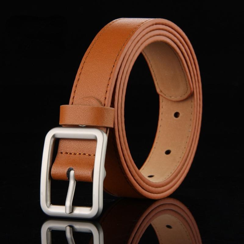 Young Boys' Kids PU Leather Belt Single Prong Buckle Waistband Casual