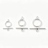 S925 Sterling Silber OT-Verschluss Perlenstrang Schmuck DIY Armband & Halskette Abstandshalter Perlen