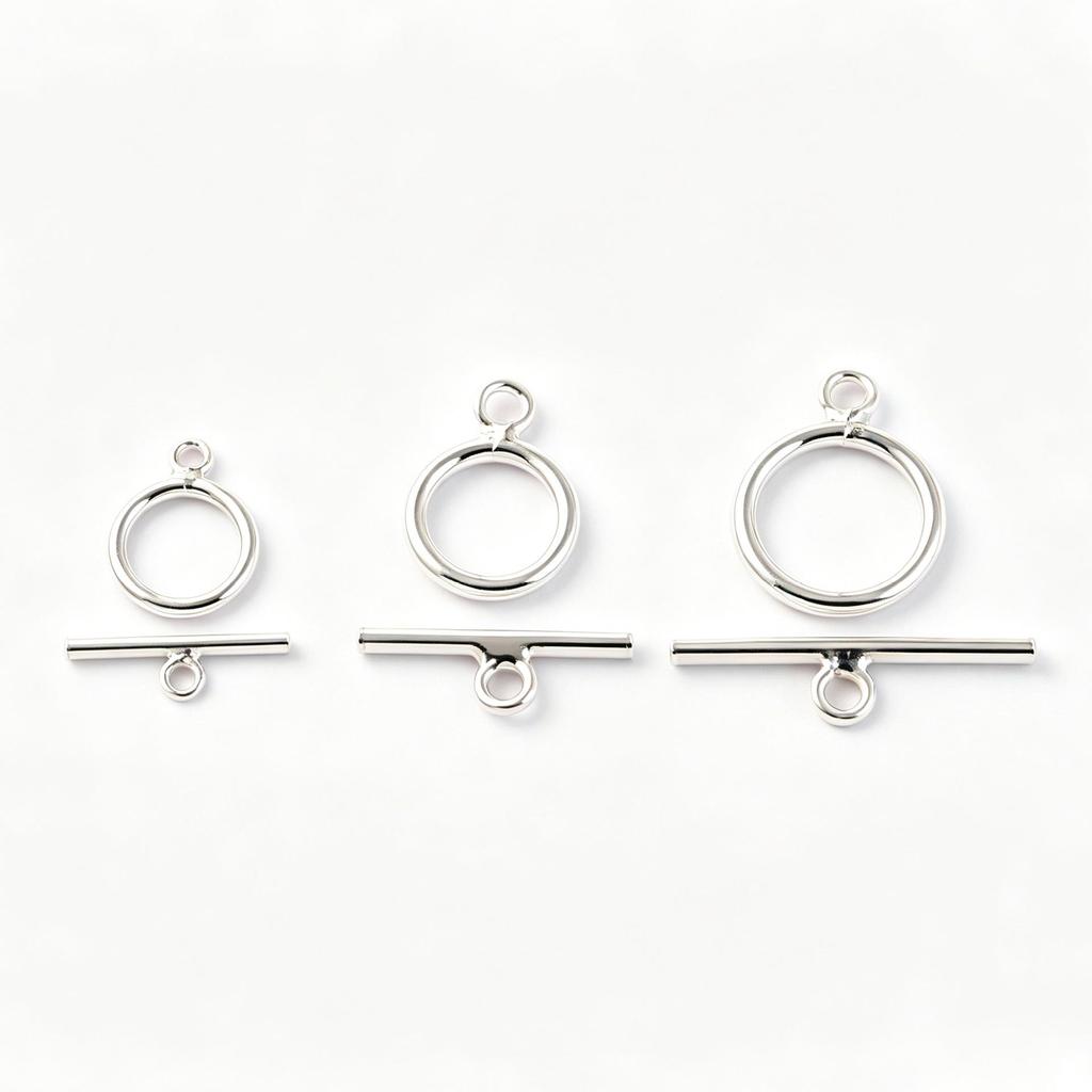 S925 Sterling Silber OT-Verschluss Perlenstrang Schmuck DIY Armband & Halskette Abstandshalter Perlen