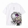 Jujutsu Kaisen Harajuku Men Summer Wash T-Shirt Cotton Fitness Vintage Street Oversized Women's Casual Short Sleeve