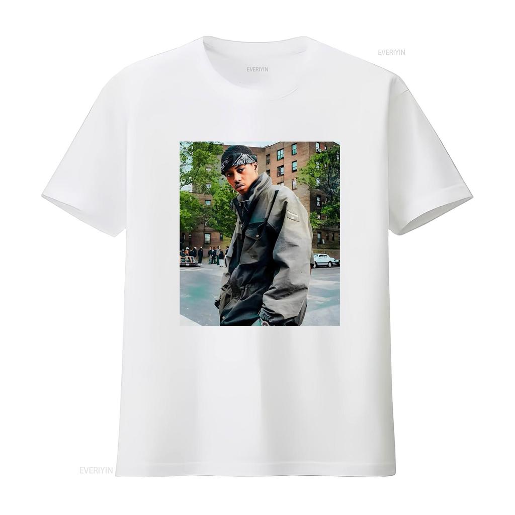 NAS T SHIRT Rap Tee 90s Hip Hop Size S 5XL Cotton Vintage Washed Casual Streetwear Slightly Breathable Top For Everyday Wear