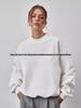 Women's Retro Casual Letter Print Sweatshirt - Autumn/Winter High-End Hip Hop Loose Fit, Round Neck