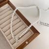 Gentle bow pearl necklace light luxury niche design sense premium collarbone chain female Internet celebrity temperament neck chain accessories