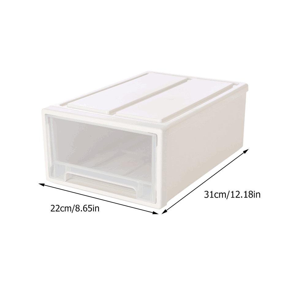 1 шт Прозрачный ящик для хранения Сверхпрочный пластиковый органайзер для дома для одежды обуви мелочей Контейнер для хранения 2200₽