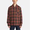 Timberland Plaid Print Outdoor Comfortable Durable Breathable Casual Long Sleeve Shirt Men Shirts Black Red A6P8S-B23