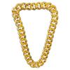 Long Faux Gold Chain Plastic Imitation Gold Necklace Nightclub Costume Accessories Hip Hop Turnover Gold Chain Necklace