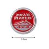 1 Pezzo Emblema Metallo 3D 4X4 Trail Rated Logo Distintivo Adesivo Auto Per Renegade Wrangler jK Grand Cherokee Styling Auto Accessori Auto