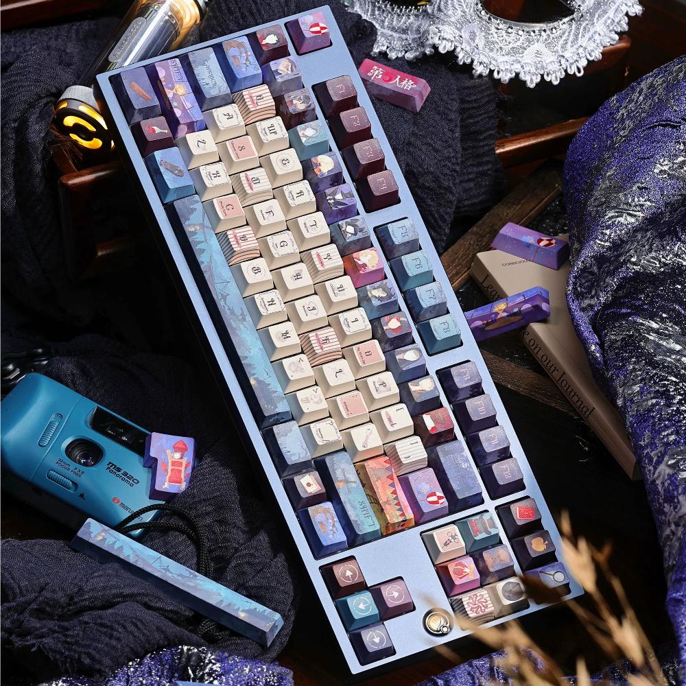 Identity V Theme Keycap PBT 138Keys Custom Personalized Keyboard Cap Cherry Profile KeyCap for Mechanical Keyboard Accessories