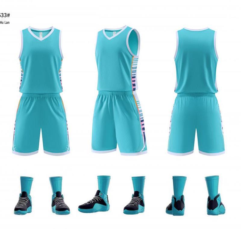 Custom Basketball Uniform Set: Quick-Dry, Breathable, Unisex, Short Sleeve