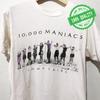Unisex Shirt Cotton Oversize Large Size Vtg 10000 Maniacs Band In My Tribe Cotton White S-5XL Unisex Shirt Te0823