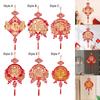 Chinese New Year Decoration Hanging Ornament Gift Red 2025 Dragon Year Oriental Chinese Knot Tassel Decoration for Wall Decor