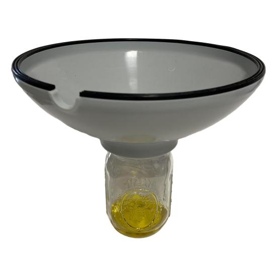 Grease Drainer High Heat Silicone Oil Separator for Pans Cans Multi-Purpose Kitchen Filter for Pasta Fruits Liquids