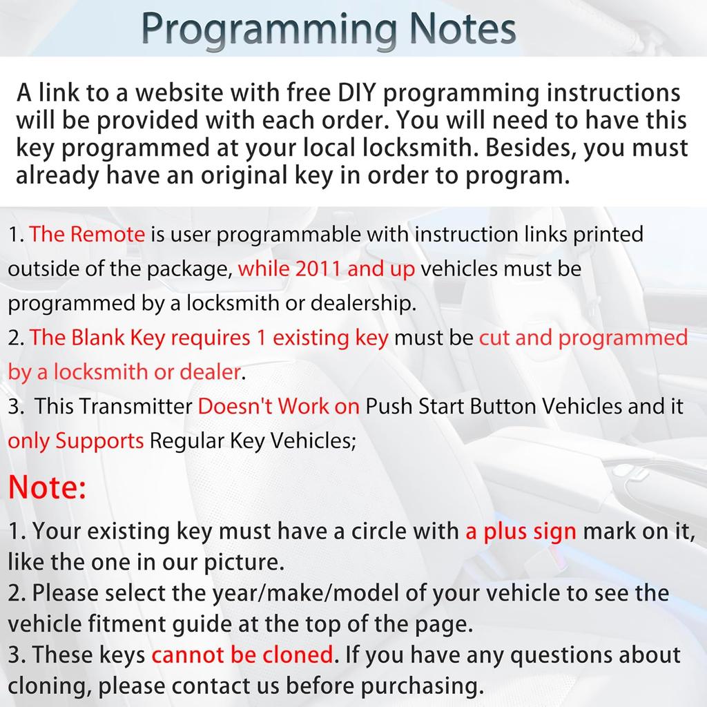 Key Fob Keyless Entry Transponder Ignition Key Fits For 2007-2014 Chevy Traverse Tahoe Suburban / GMC Acadia Yukon / Buick Enclave / Saturn Outlook