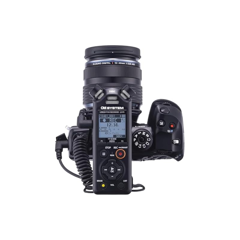 OM SYSTEM LS-P5 Musical Instrument Performance/Live Recording/Natural Environment Recording/High-Resolution PCM Recording/External Memory Support