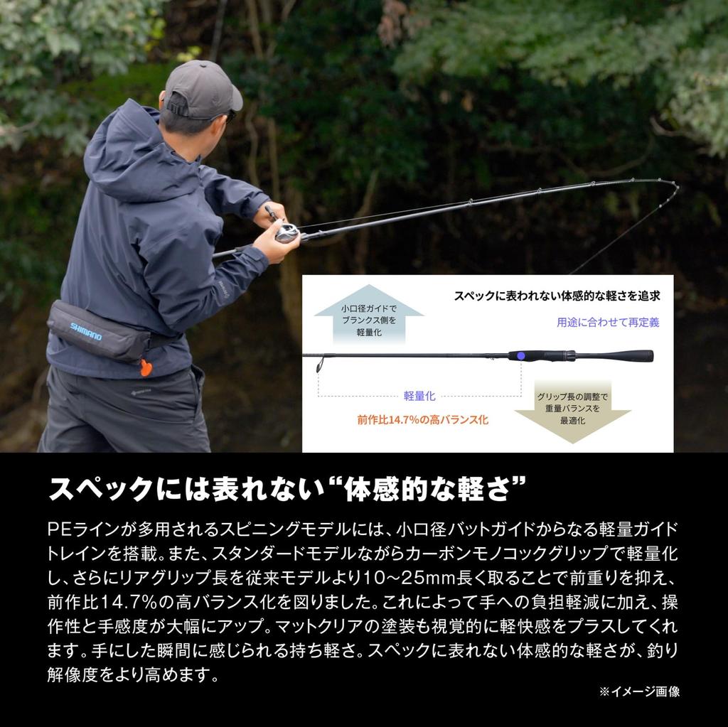 Shimano 26 Zodias Bass Rod 1610MH-2
