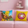 The Simpsons catoon cool TS Cushion Cover Comfortable Reversible Pillow Cover Ideal for Car Sofa Bedroom & Beyond