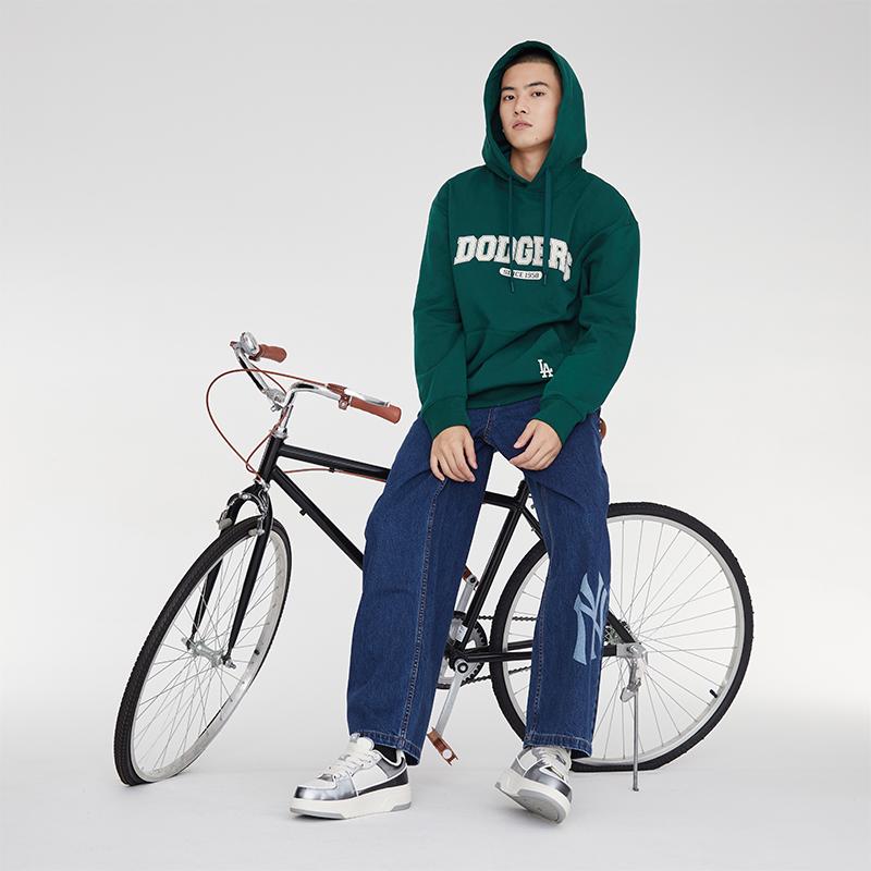 New MLB College Style Series Sweatshirt Unisex Dark Green 3AHDV0134-07GND